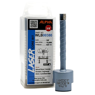 Laser Core Drill Bit 3/8"