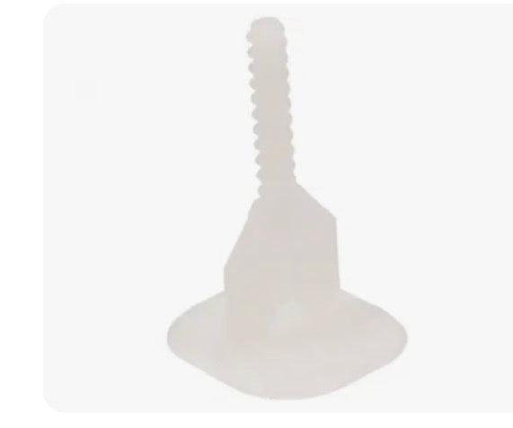 EZ Click L-Base Screw (2cm) 1mm WHT Qty/200 box