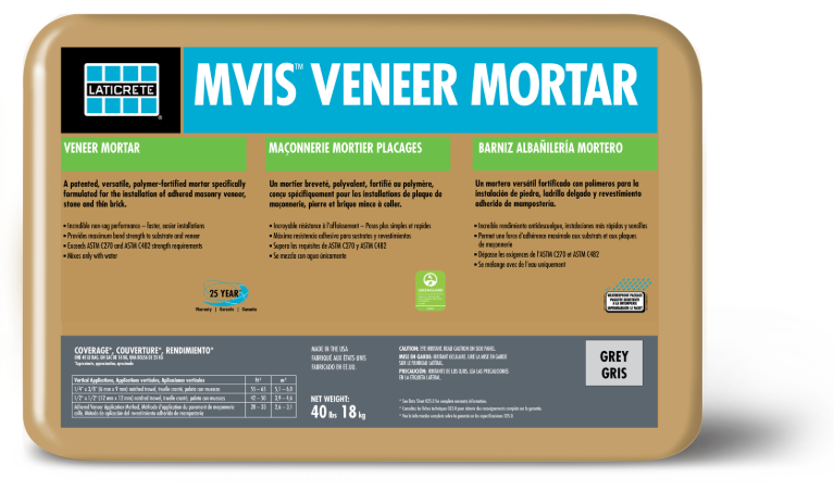 MVIS™ Veneer Mortar - Grey